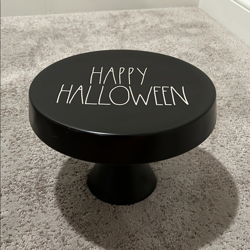 Are Dunn Happy Halloween cake stand (black)
